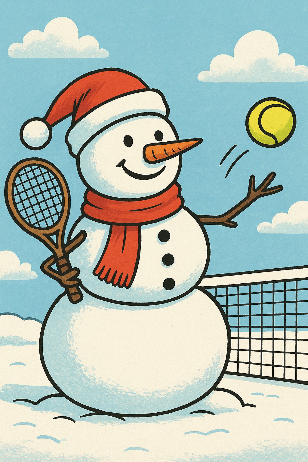 schneemann tennis